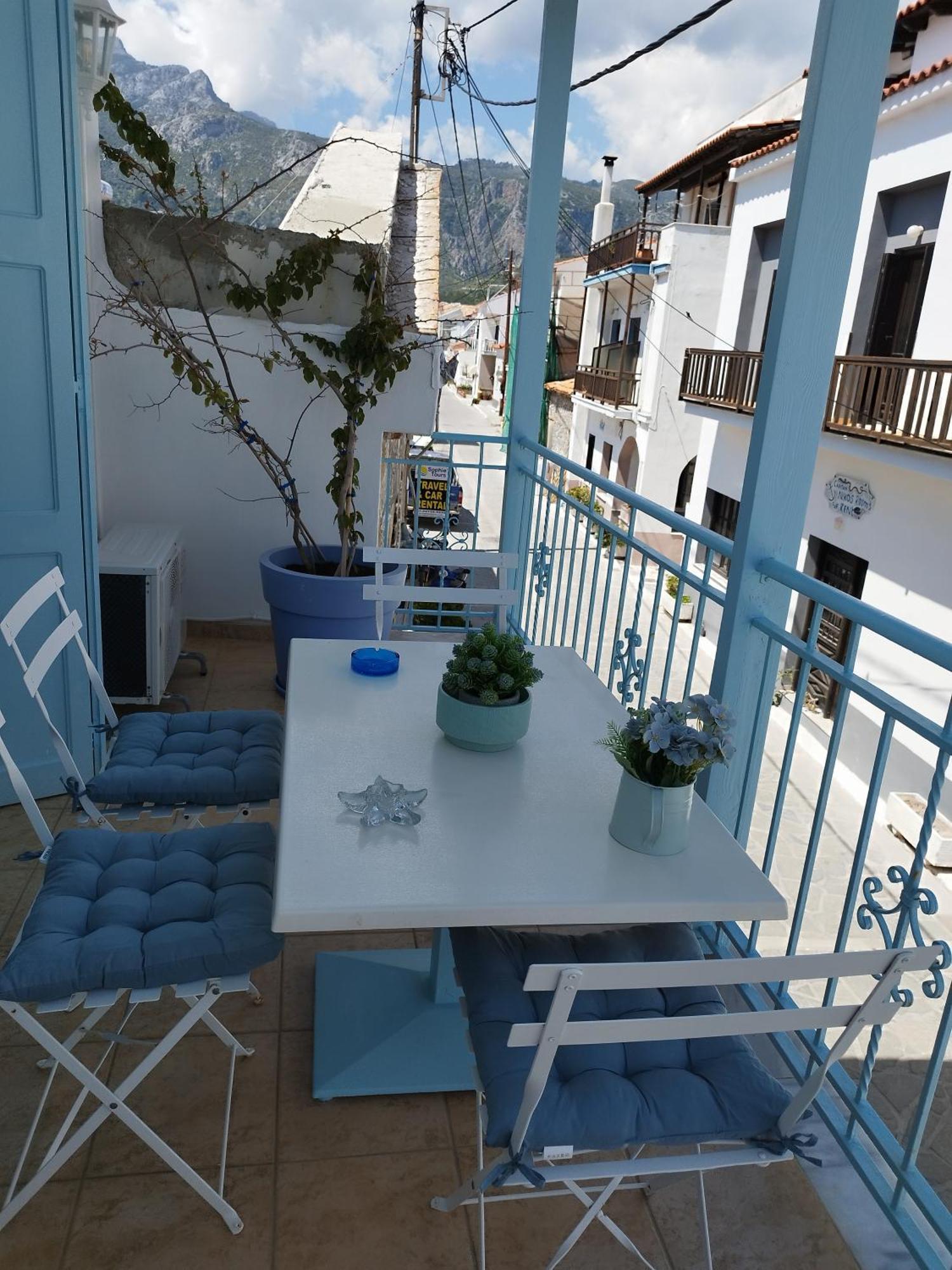 Deja Blue Maisonette Kokkari Esterno foto